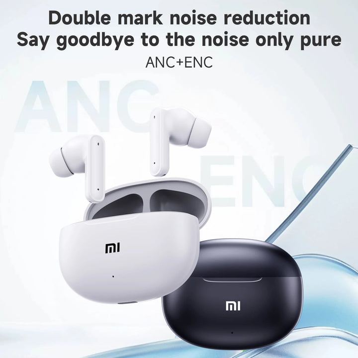 Xiaomi ANC TWS Bluetooth5.3 Earphones T80S Wireless Active Noise Cancelling Mijia Headphones Stereo Sound Gaming Headset Earbuds