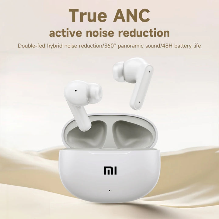 Xiaomi ANC TWS Bluetooth5.3 Earphones T80S Wireless Active Noise Cancelling Mijia Headphones Stereo Sound Gaming Headset Earbuds